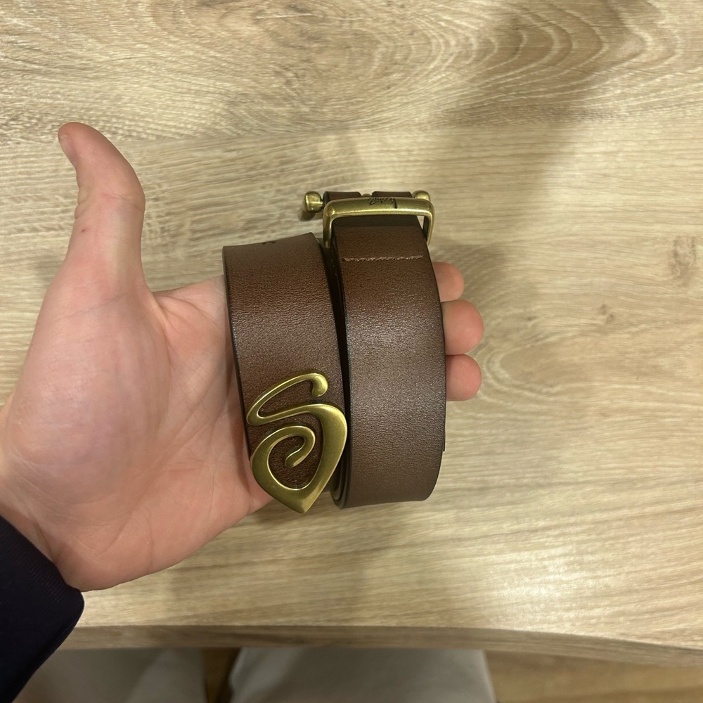 Stussy Belt Gold S tip
